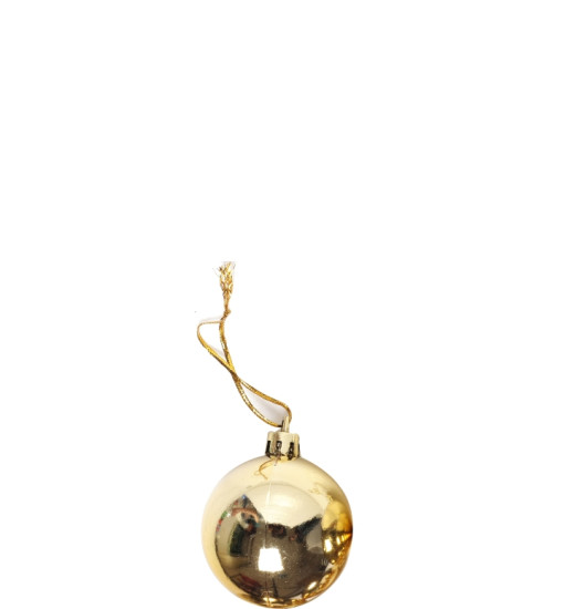 NATAL BOLA LISA 5CM DOUR.C/12 NTB1802D